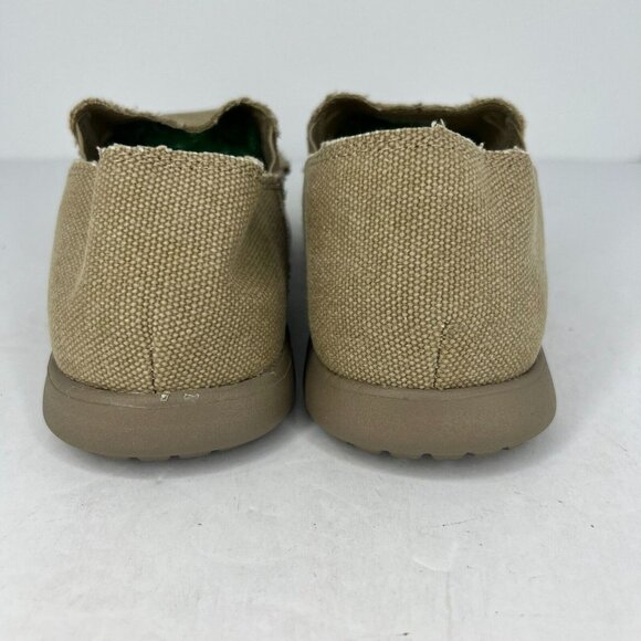 Crocs Mens Beige Fabric Slip On Solid Round Toe Low Top Size 9 Casual Shoes - Picture 5 of 10